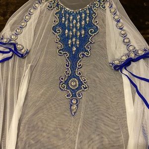 Celebration Henna Kaftan OS with rhinestones